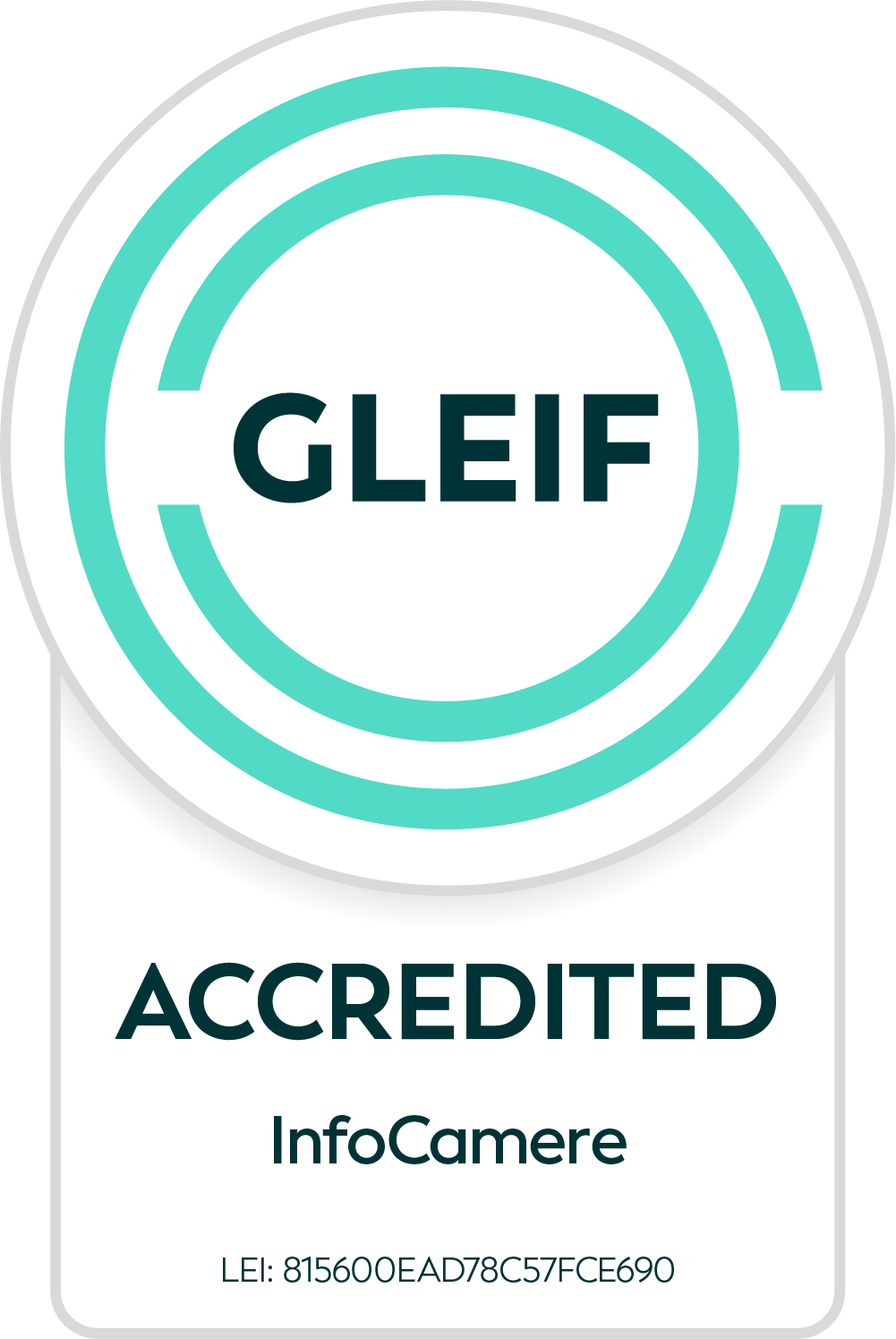 InfoCamere LEI certificata GLEIF