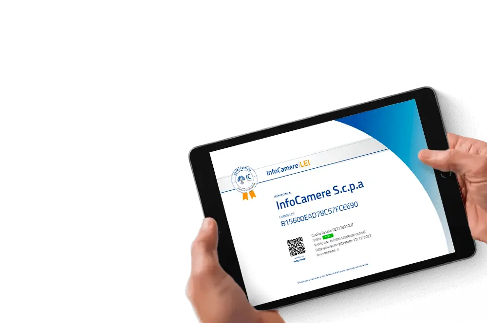 Attestato LEI con QR Code